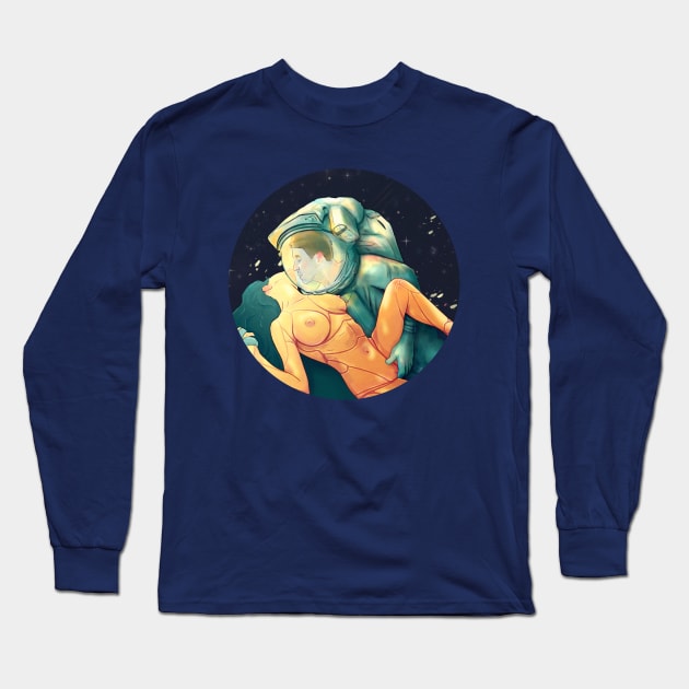 The Kiss Long Sleeve T-Shirt by Lyara Costa